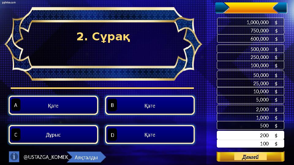 pptvba.com Levels 100 $ . 200 $ . 500 $ . 1,000 $ . 2,000 $ . 5,000 $ . 10,000 $ .