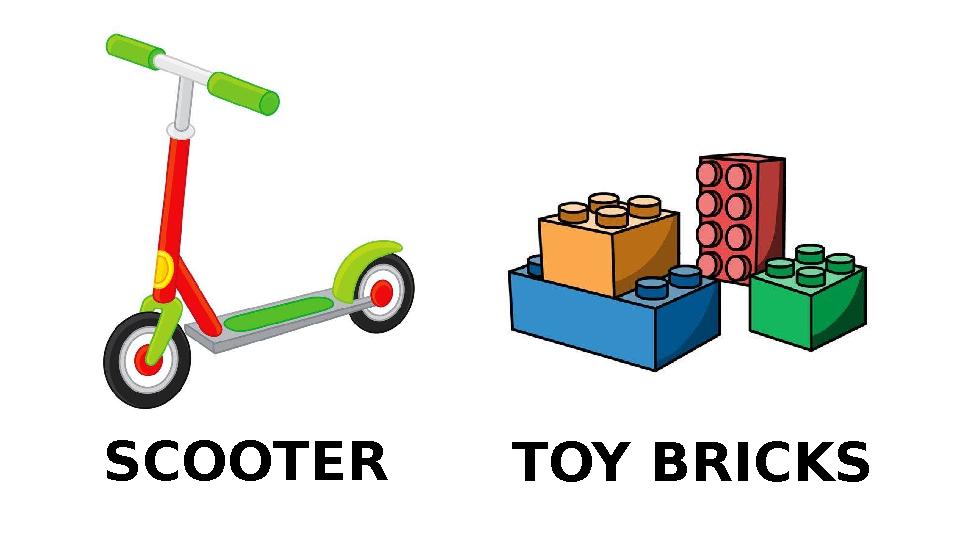 SCOOTER TOY BRICKS