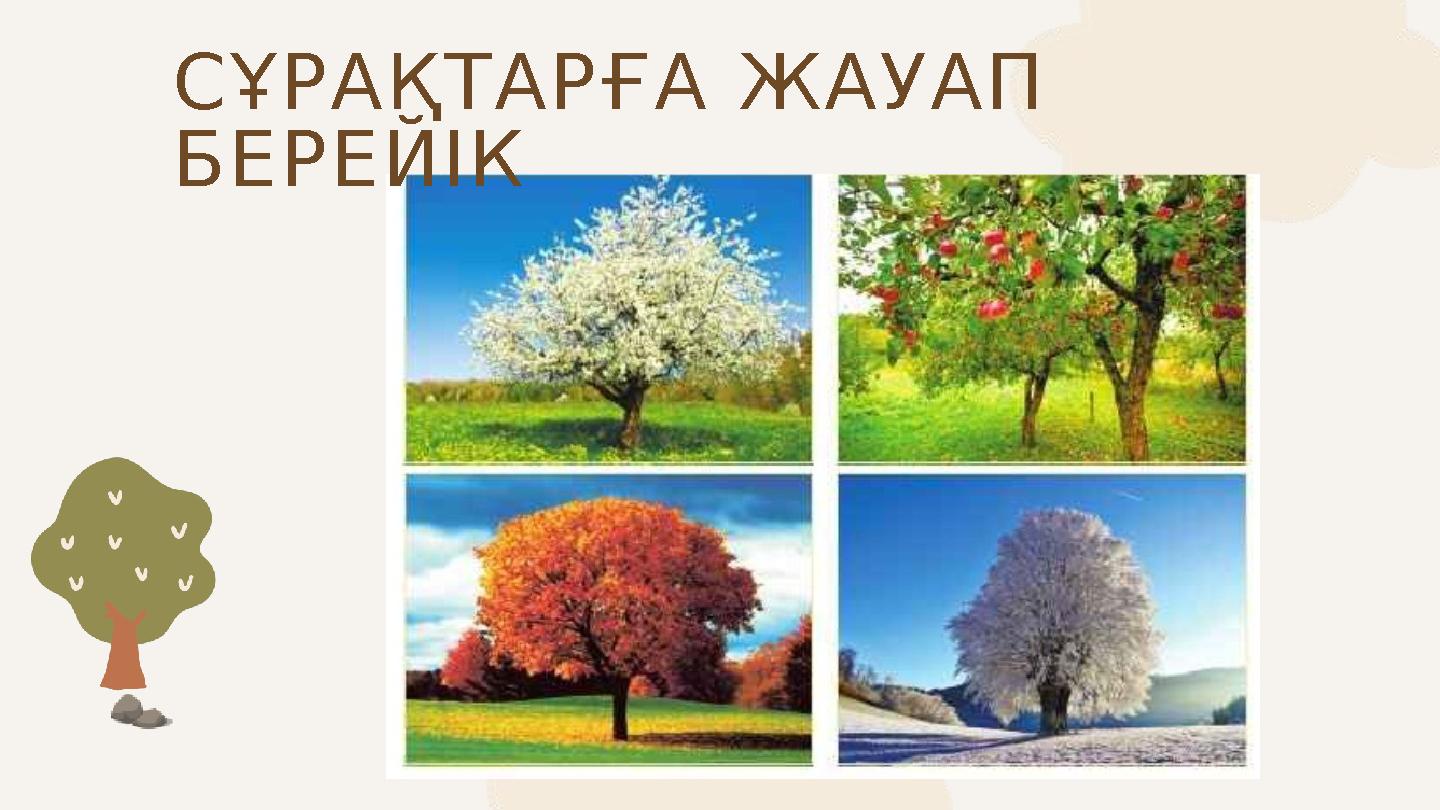 СҰРАҚТАРҒА ЖАУАП БЕРЕЙІК