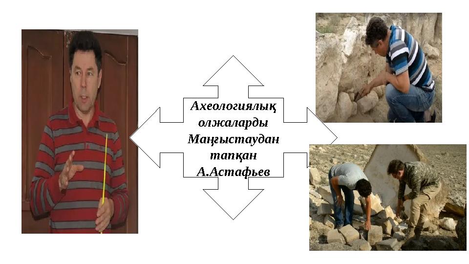 Ахеологиялық олжаларды Маңғыстаудан тапқан А.Астафьев