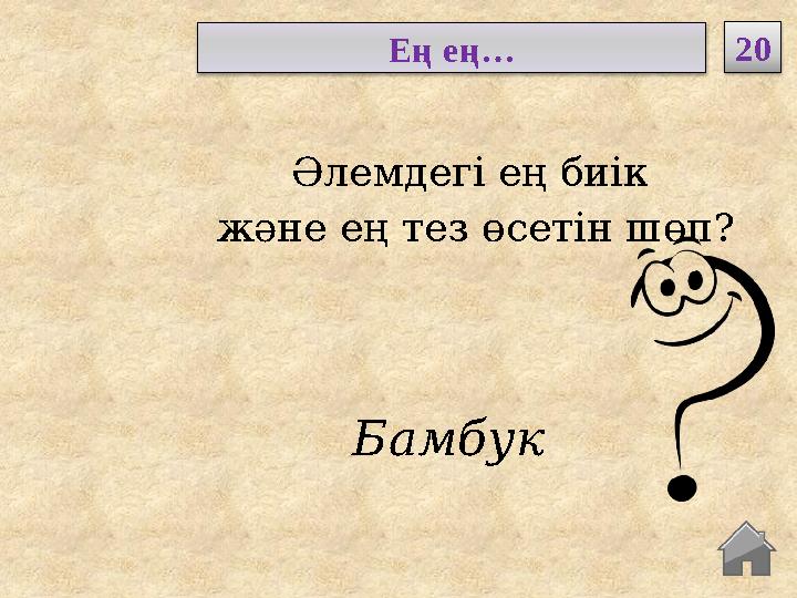 Бамбук Әлемдегі ең биік және ең тез өсетін шөп? Ең ең… 20 Бамбук Әлемдегі ең биік және ең тез өсетін шөп? Ең ең… 20