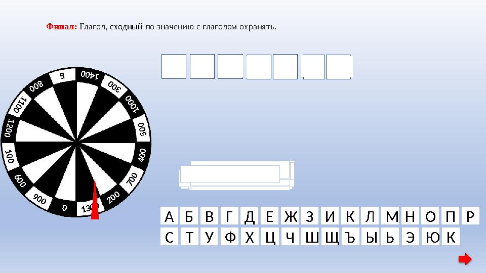 1 0 0 0 800 6 0 0 4 0 0 200 0 Б 1 0 0 3 0 0 5 0 0 7 0 0 9 0 0 1 2 0 0 1 1 0 0 1400 1300 ЬРЕТ ЧЕС Финал: Глагол, сходный по значе