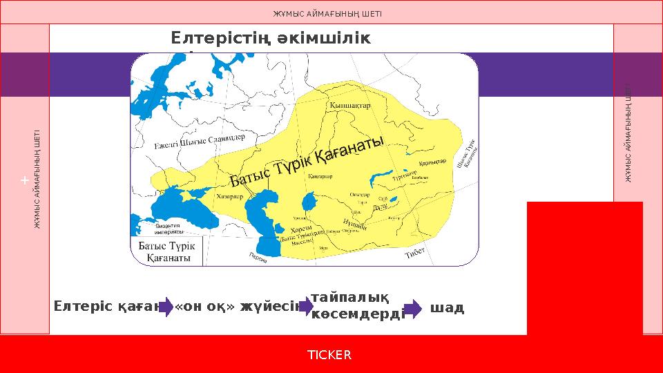 TICKER + Ж Ұ М Ы С А Й М А Ғ Ы Н Ы Ң Ш Е Т І Ж Ұ М Ы С А Й М А