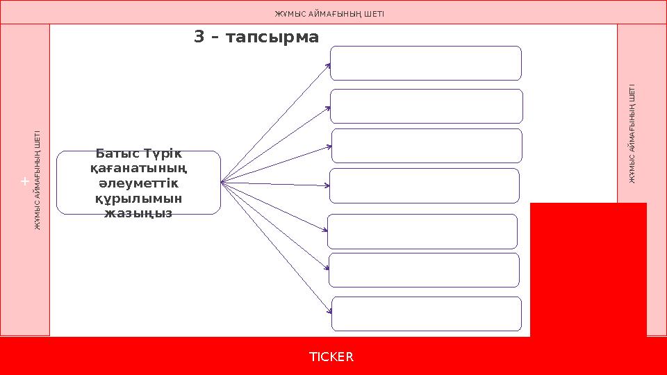 TICKER + Ж Ұ М Ы С А Й М А Ғ Ы Н Ы Ң Ш Е Т І Ж Ұ М Ы С А Й М А Ғ