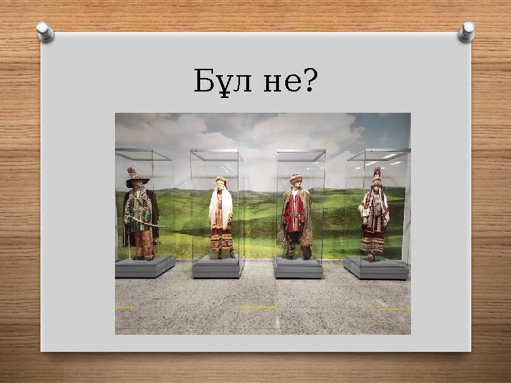 Бұл не?