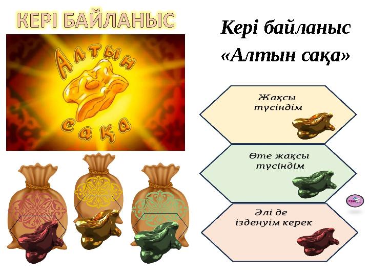 Кері байланыс «Алтын сақа»