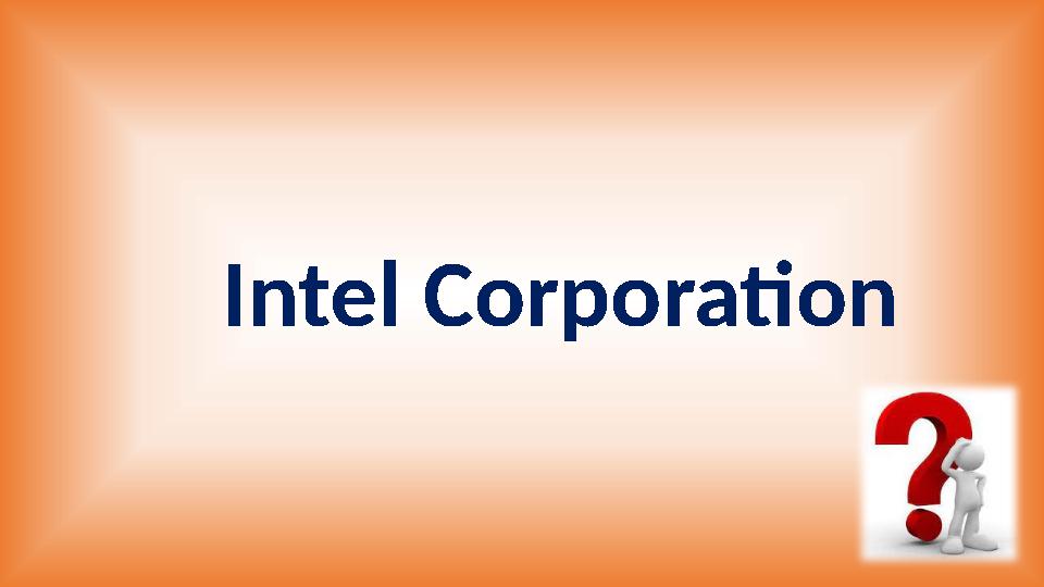 Intel Corporation