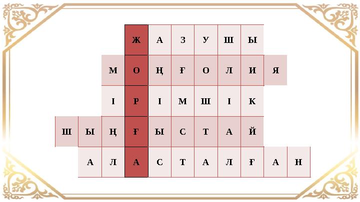 Ж А ЗУШ Ы М О Ң Ғ О Л И Я ІР ІМШ ІК Ш Ы Ң ҒЫ С Т А Й А Л А С Т А Л Ғ А Н Ж А ЗУШ Ы М О Ң Ғ О Л И Я ІР ІМШ ІК Ш Ы Ң ҒЫ С Т А Й А Л А С Т А Л Ғ А Н