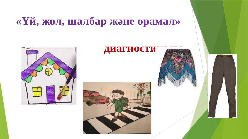 «Үй, жол, шалбар және орамал» диагностикасы