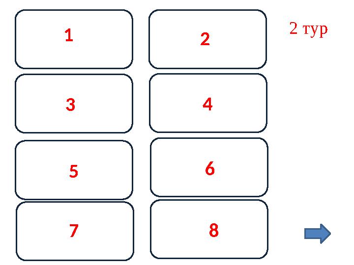 11111111 2 тур 1 2 3 4 5 6 7 8