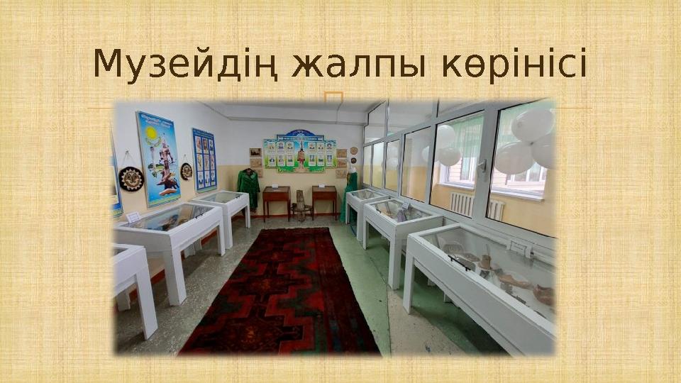  Музейдің жалпы көрінісі