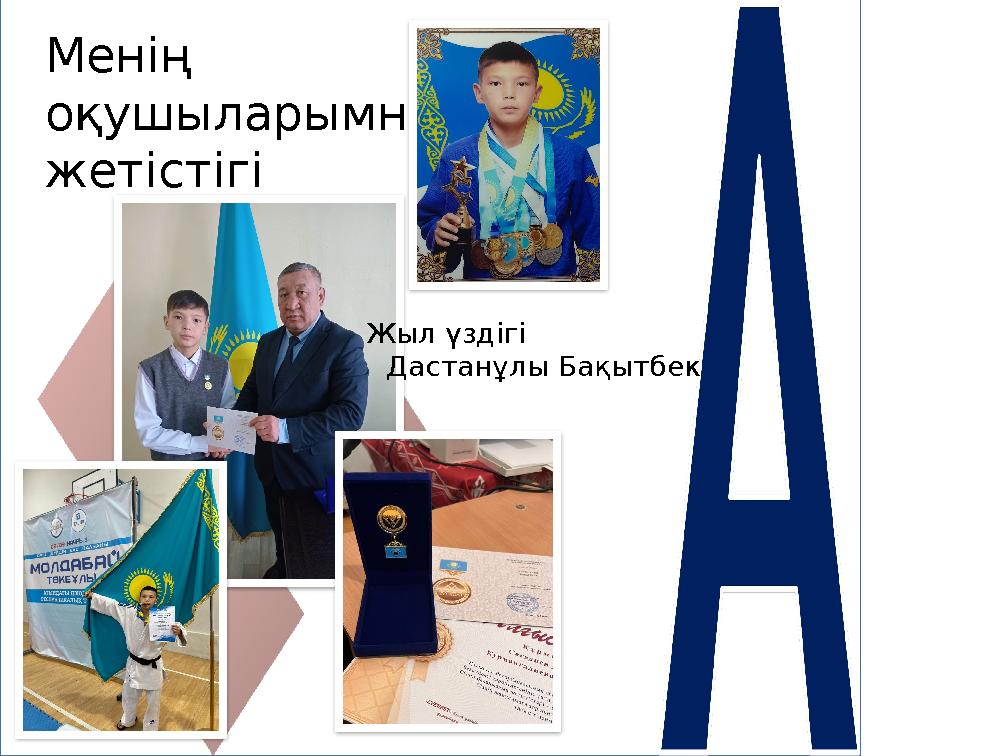Менің оқушыларымның жетістігі Жыл үздігі Дастанұлы Бақытбек