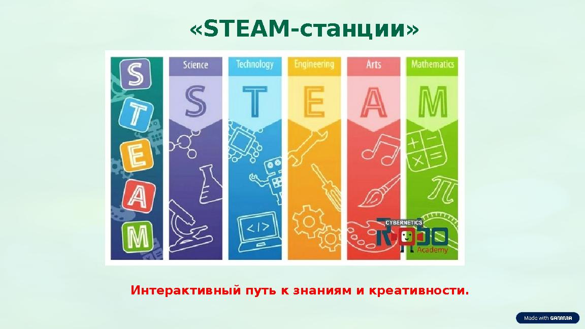 «STEAM-станции» Интерактивный путь к знаниям и креативности.