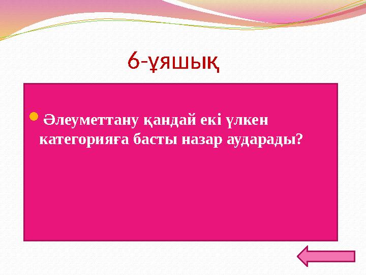 6-ұяшық Әлеуметтану қандай екі үлкен категорияға басты назар аударады?