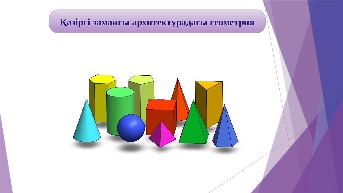 Қазіргі заманғы архитектурадағы геометрия