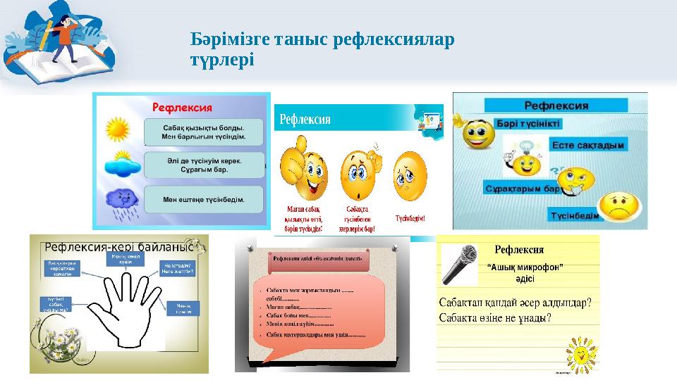 Бәрімізге таныс рефлексиялар түрлері
