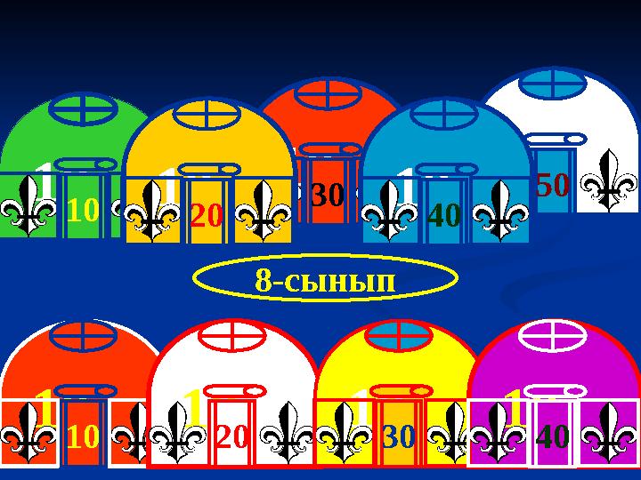 10 10 10 5010 3010 20 10 40 10 10 10 20 10 30 10 40 8-сынып