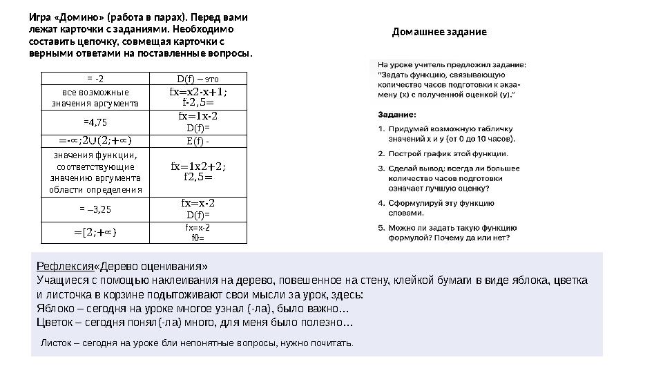 Игра «Домино» (работа в парах). Перед вами лежат карточки с заданиями. Необходимо составить цепочку, совмещая карточки с верн