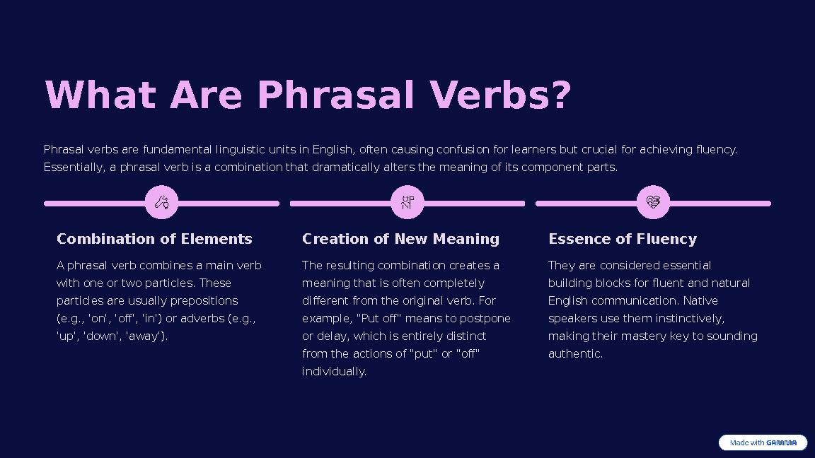 What Are Phrasal Verbs? Phrasal verbs are fundamental linguistic units in English, often causing confusion for learners but cruc