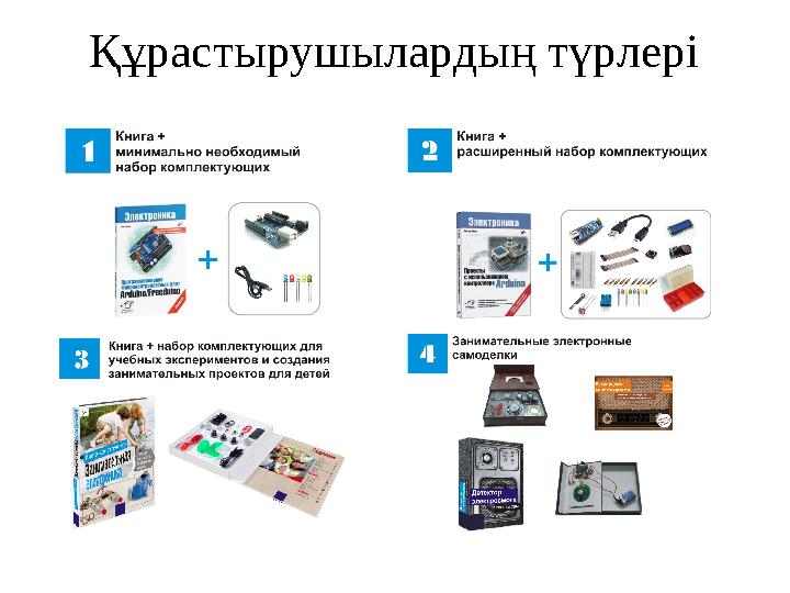 Құрастырушылардың түрлері