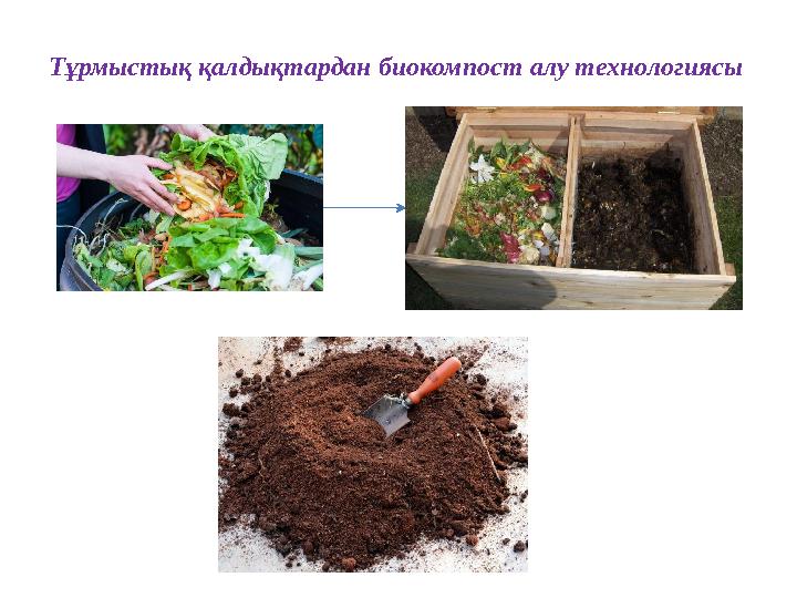 Тұрмыстық қалдықтардан биокомпост алу технологиясы