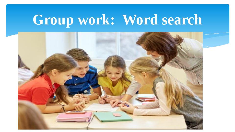 Group work: Word search