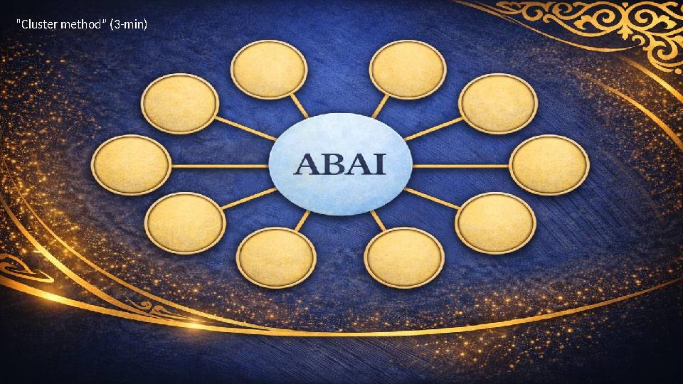 “Cluster method” (3-min)