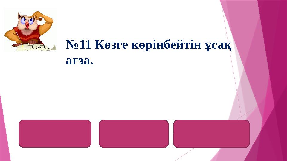 бактериябактерияbacterium) №11 Көзге көрінбейтін ұсақ ағза.