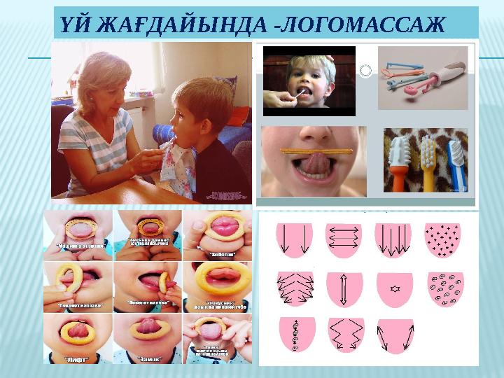 ҮЙ ЖАҒДАЙЫНДА -ЛОГОМАССАЖ