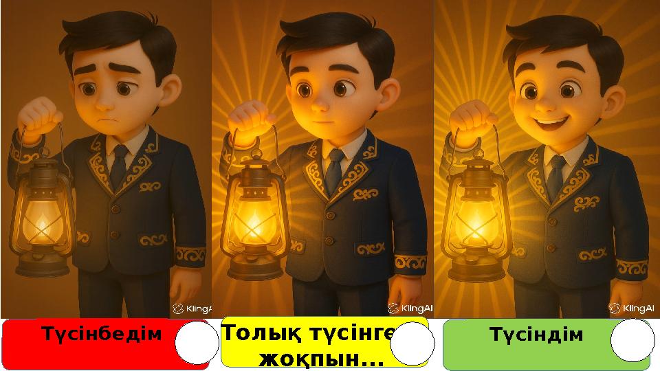 Түсінбедім Толық түсінген жоқпын... Түсіндім