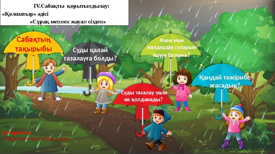 tursynai_baimyrzaeva 87471254645 Қандай тәжірибе жасадық? Суды қалай тазалауға болды? Суды тазалау үшін не қолданады? Өзен м