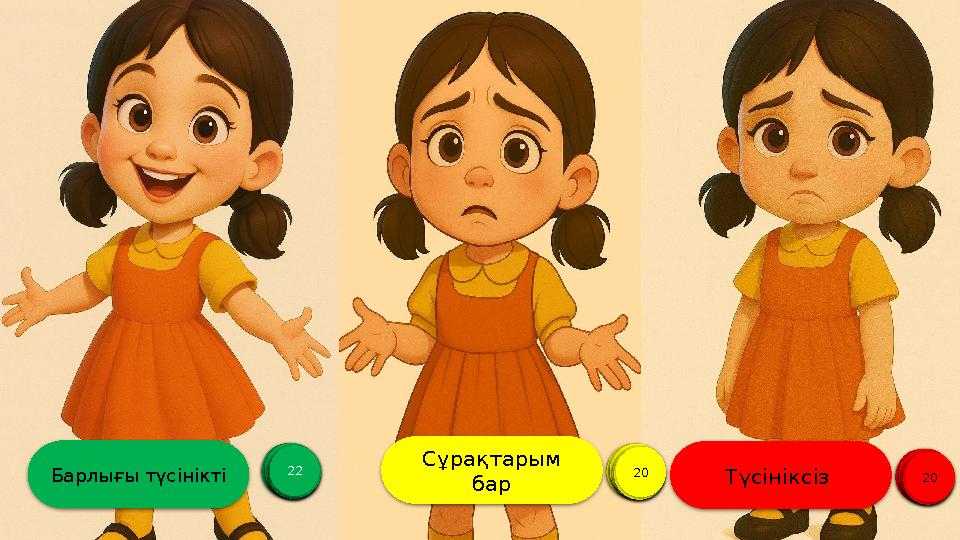 Барлығы түсінікті 1234567891011121314151617181920 Сұрақтарым бар 1234567891011121314151617181920 Түсініксіз 123456789101112131