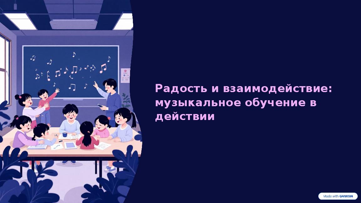 Радость и взаимодействие: музыкальное обучение в действии
