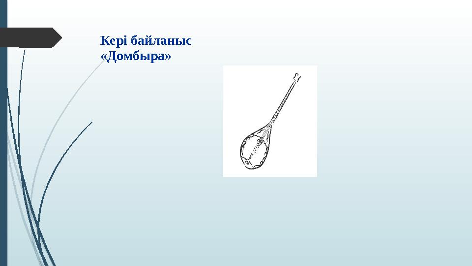 Кері байланыс «Домбыра»