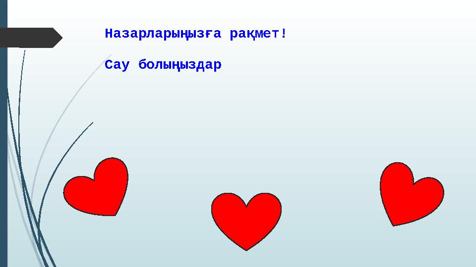 Назарларыңызға рақмет! Сау болыңыздар