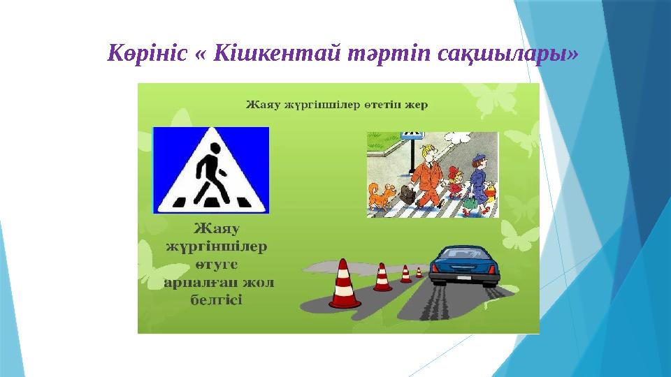 Көрініс « Кішкентай тәртіп сақшылары»